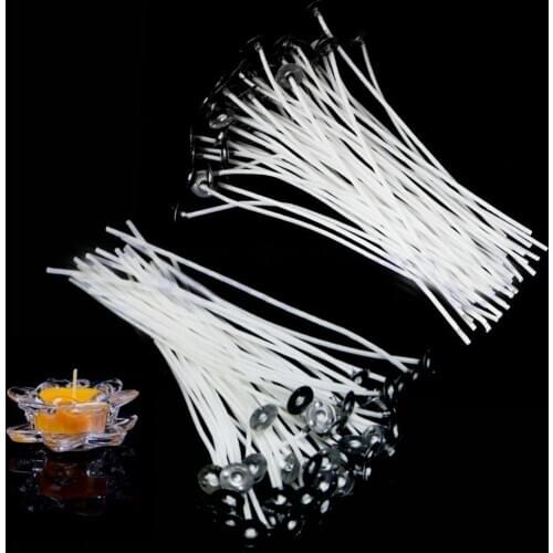 50pcs 8 Inch Candle Make Cotton Core Diy Candle Making Pure Cotton Core Scented Candle Making Tools