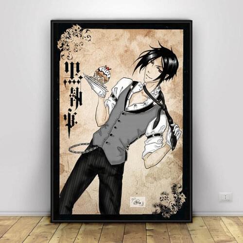 Embroidery Full Square Drill 5D Diamond Anime Black Butler Cross Stitch Painting Home Decor Picture Gift Handmade Wall Sticker