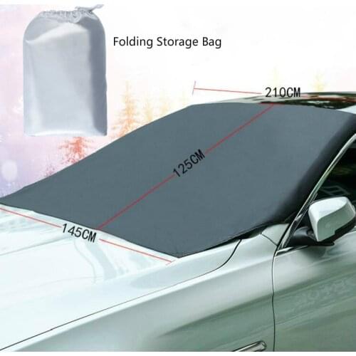 Shade Automobile Magnetic Sunshade Cover Car Windshield Snow Sun Shade Waterproof Protector Cover Car Front Windscreen Cover