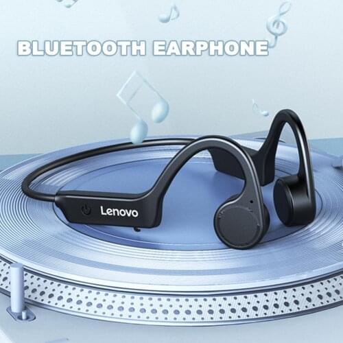 Lenovo X4 Bone Conduction Bluetooth Earphone Sport Running Waterproof Wireless Bluetooth Headphone Sweatproof Dustproof 2021 New