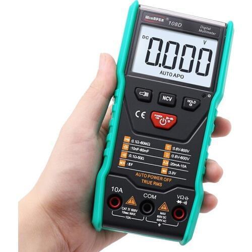 Digital Multimeter tester auto ranging True rms automatic TRMS 5999 Measuring with NCV LCD backlight Flashlight