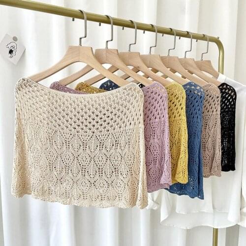 Fake Collars for Women Crochet False Shirt Collar Female Blouse Sweater Neckline Detachable Lace-up Decor Collar Accessories