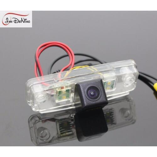 JanDeNing CCD Car RearView Parking/Backup Reverse Camera/License Plate Light OEM WaterProof For Subaru Forester SG/SH 2003-2013
