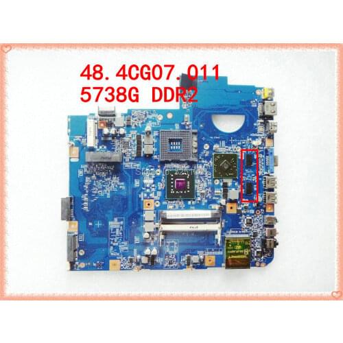 For Acer 5738G Notebook 48.4CG07.011 Laptop Motherboard DDR2 09257-1 JV50-MV M92 MB DDR2 Full Tested