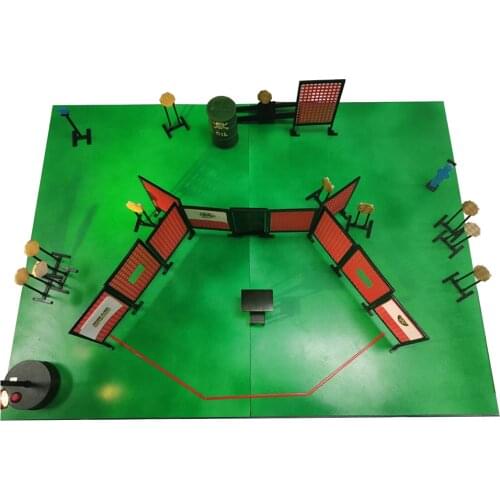 Mini Shooting Range Model IPSC IDPA Shooting Competition Scene Stage Simulation Arrangement Master Arena Mold Plate