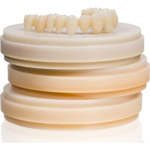 Multilayer 98*20mm PMMA Disc Dental Material Cad Cam Open Milling System PMMA Blank