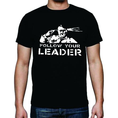 Follow Your Leader T-Shirt Free Shipping Men New 2020 Fashion Brand Clothing Summer Cotton Printing Slim Fit T Shirts