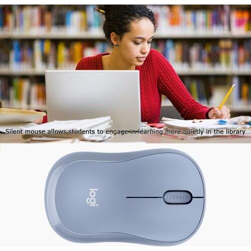Logitech M221 Laptop Computer Ergonomic Mice Silent Silent 2.4G Wireless Mouse Office Notebook Mice Mouse Pro Gamer