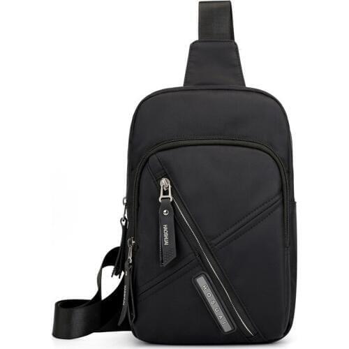 High Quality Nylon Chest Bag Sling Rucksack Cross Body Shoulder Bags Travel Knapsack Fashion Casual Men Women Single Backpack