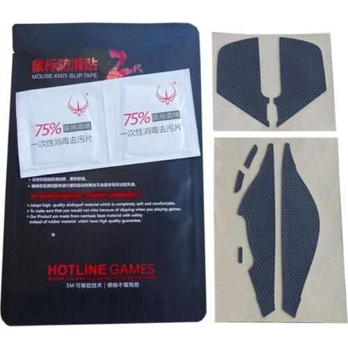 New Arrival 1 set/pack Original Hotline Games Mouse Skates Side Anti-slip Stickers For Glorious Model O- Mouse