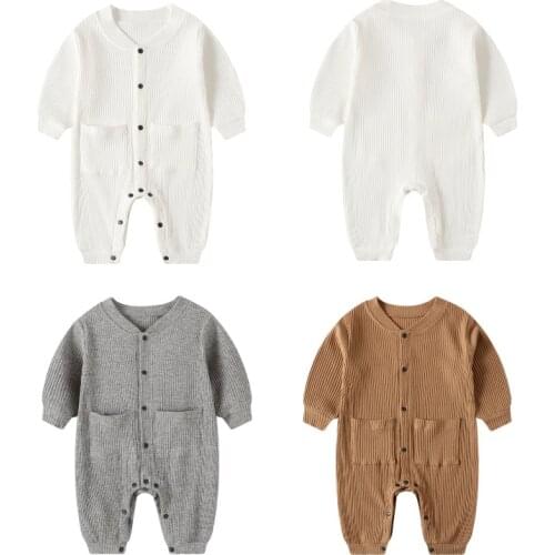 0-12M Babes Girls Sleepwear Clothes Spring Kids Boys Soft Playsuits Autumn Infant Girls Pjs Clothing Outfits