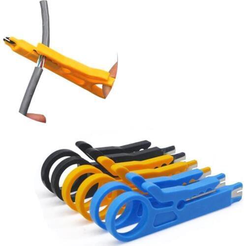 Portable Wire Stripper Knife Crimper Pliers Crimping Tool Cable Stripping Wire Cutter Multi Tools Cut Line Pocket Multitool