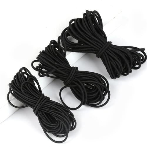 2Meter 1-5mm Strong Elastic Rope Bungee Shock Cord Stretch String for DIY Jewelry Making Outdoor Project Tent Kayak Boat Package