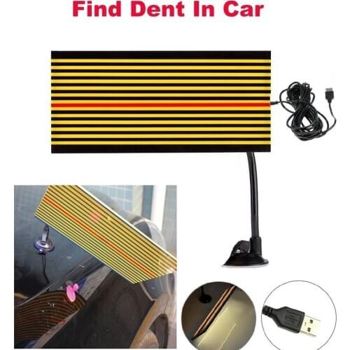 Led Stripe Line Board Dent Removal Repair with 5m Long line and Ajustment Holder kit Reflective lamp board Hail Damage Repair