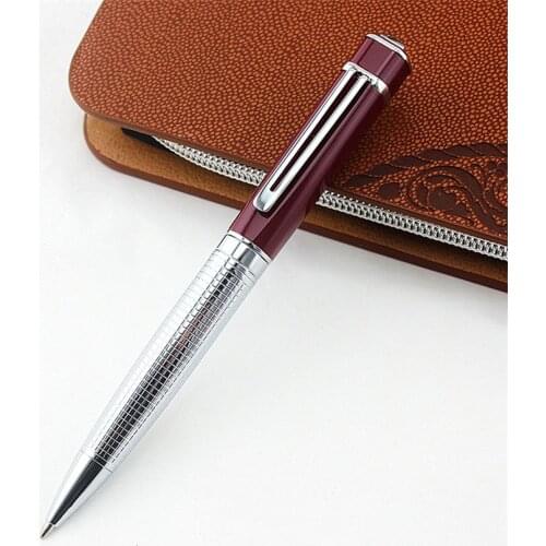 Luxury Diamond Metal Business Pen High Quality Black Gold Ballpoint Pens for School Office Writing Gift Stationery