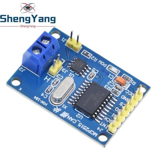 ShengYang 1PCS MCP2515 CAN Bus Module Board TJA1050 Receiver SPI For 51 MCU ARM Controller NEW