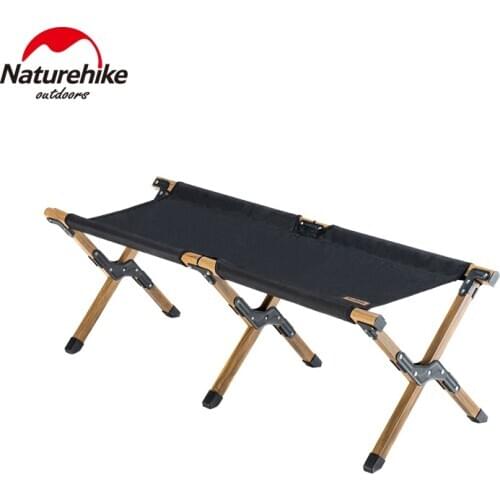 Naturehike MW04 Outdoor Folding Double Chair Portable Camping Foldaway Stool 600D Oxford Cloth Aluminum Alloy Chair Picnic Stool
