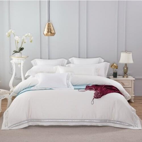 Hollowing Technology bedlinen Bedding Set King Queen Size Bed Linen 600TC egyptian Cotton Duvet Cover Bed Sheet Set Pillowcases