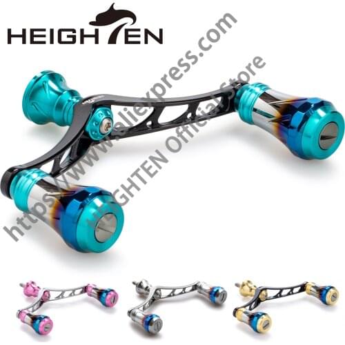 HEIGHTEN 98mm Bait Reel Handle 70 Aviation Aluminum for Shimano Daiwa Abu Garcia for Common Bait Reel Aurora Series Fishing Reel