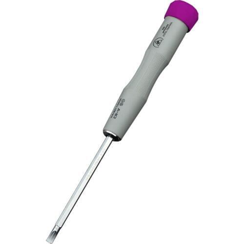 JERXUN Dual Purpose Precision Screwdriver Phillips and 4mm Slotted Screw Driver Anti-static CR-V Bolt Driver Screw-driving Tools