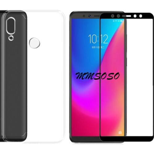 For Lenovo K5 Pro L38041 Case Lenovo K5 Pro Glass Luxury Soft TPU Phone Case With Tempered glass For Lenovo K5 Pro L38041