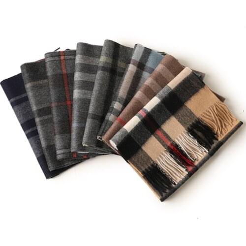 Winter Scarf Men Wool Warm Scarfs Men Fashion Design Scarves Men Winter Wools High Quality Thick Long Scarf