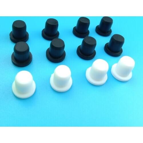 10pcs Silicone rubber Solid Plug Mushroom Type Stoppers for hole 7.5mm 7.8mm 8mm 8.3mm8.5mm Round Tapered end caps Holes Masking