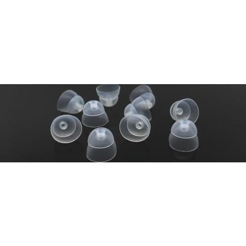 10PCS Open Fitting Hearing Aid Domes Soft Silicone Eartip Earplug Replacement