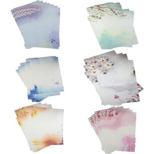 48PCS Writing Stationery Paper , Letter Writing Paper Letter Sets