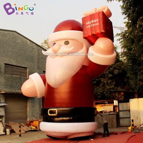 7.5 meters height inflatable X-mas Santa Claus displaying model custom made Christmas decoration toy