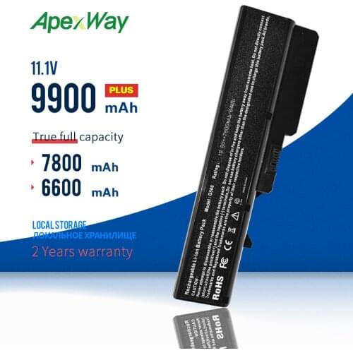 11.1V Battery For Lenovo IdeaPad G560 V360 V370 V470 B470 G460A/L G560 Z460 Z465 Z560 Z565 LO9S6Y02 LO9L6Y02 L10P6Y22 B570E