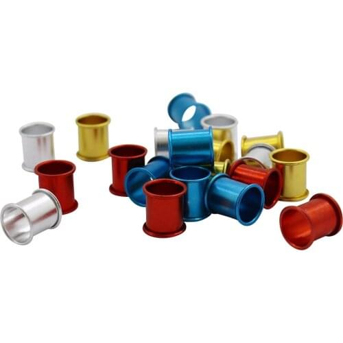 Aluminum pigeon foot ring 8mm Bird ring Identification Race pigeons color ring Bird tools Aluminum Poultry Foot tag ring 100 Pcs
