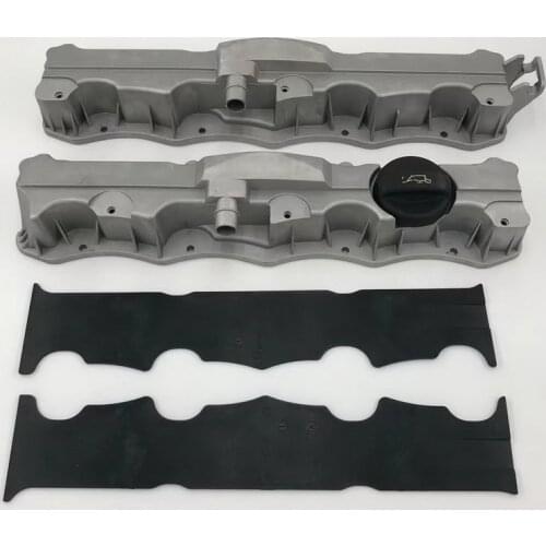 Car Accessorie 9658630480 9658651780 TU5JP4 Engine aluminum intake exhaust valve chamber cover assembly For Peugeot 206 Citroen