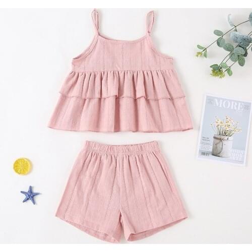 PatPat 2pcs Toddler Girl Shorts Suit Sweet Toddlers Sets