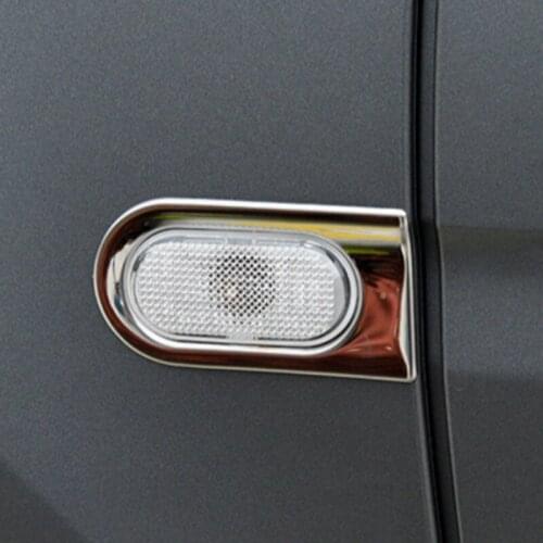 For Smart Fortwo 15-18 Turn Signal Decorative Frame Leaf Plate Decoration Turn Indicator Light Exterior Car Styling Accessories