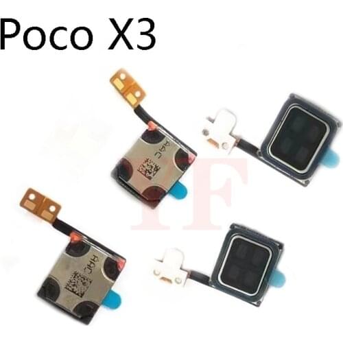 For Xiaomi Mi POCO X3 Earpiece Speaker Earphone Receiver Flex Cable Repair Parts