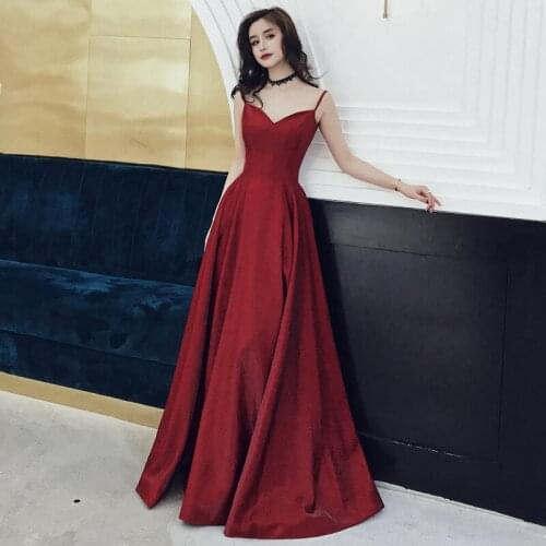 Elegant Bride Wedding Party Cheongsam Spaghetti Strap Long Evening Dress Toast Clothing Qipao Vestidos