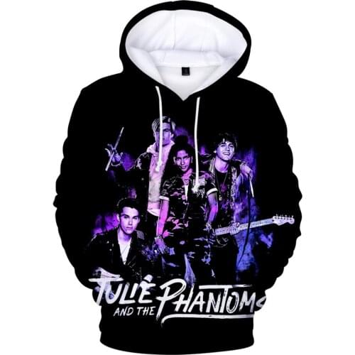Creative Julie And The Phantoms Hoodies 3D Sweatshirts Spring Autumn Harajuku Clothes hoodie Oversized for Men/Women kids Hoodie