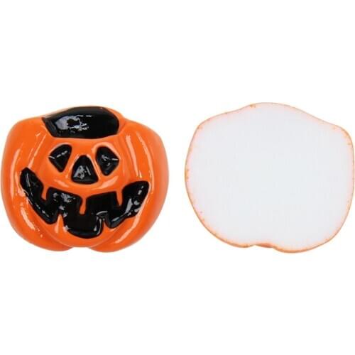 JOJO BOWS 10pcs DIY Crafts Supplies Halloween Flatback Planar Resin Accessory For Phone Case Sticker Party Decoration Materials