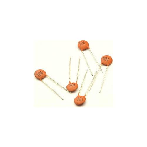 500pcs Ceramic Disc Capacitors 50V 100nF 0.1uF 104pF
