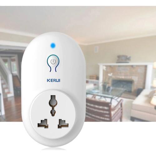 KERUI 433MHz Power Socket Wireless Remote Control Wireless Smart Socket Adapter Switch Plug Outlet For Security Alarm System