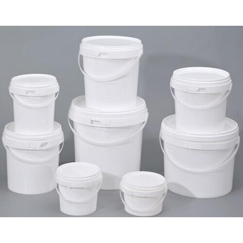 Food Grade Round Plastic Bucket with Lid and Handle High Quality Packing Box Good Sealing Packing Container 1PCS