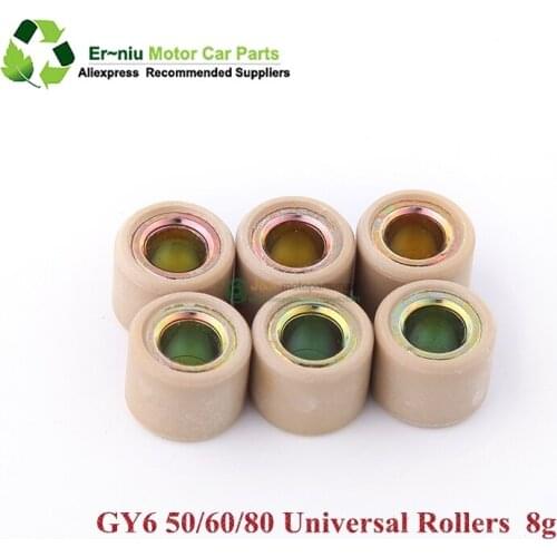 Free Shipping Motorcycle scooter ROLLERS SCOOTER PARTS GY6 50CC 49CC 80CC 100CC 139QMB ROLLERS KYMCO 8G ROLLERS VARIATOR SET Q