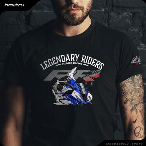 For BMW S1000RR Racing Team T-Shirt O-Neck Printed Man Short Sleeve T Shirt