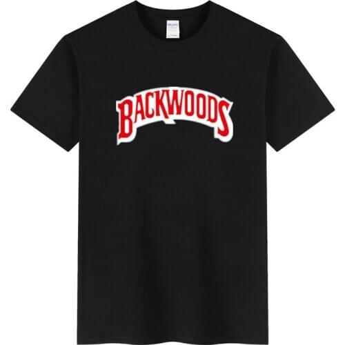 Mens Backwoods T Shirts BACKWOODS Vintage Hip Hop Shirt T-Shirt Man Funny Tee Shirt Beach 100% Percent Cotton Printed Tshirt