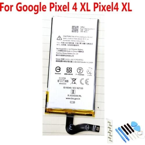 NEW Original 3700mAh G020J-B battery For Google Pixel 4 XL Pixel4 XL Mobile phone