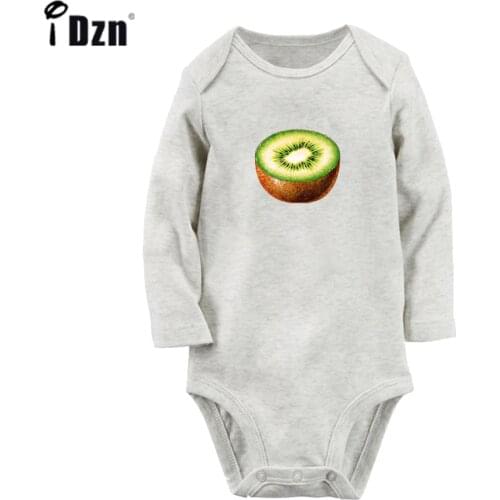 NEW Spring Autumn Baby Boys Rompers Baby Girls Cute Bodysuit Newborn Fruit Kiwi Guava Long Sleeves Jumpsuit Soft Cotton Clothes