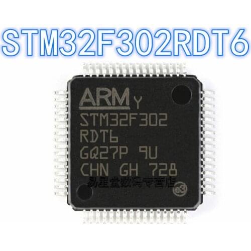 1PCS 100% new original authentic STM32F302RDT6 QFP-64 32F302RDT6 QFP64 32-bit microcontroller chip