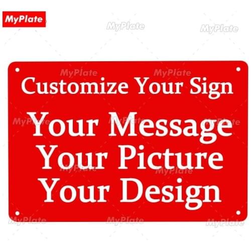 Personalized Name Custom License Plate Metal Sign Message Tin Sign Parking Plaque Wall Decor For Bar Wedding Gift