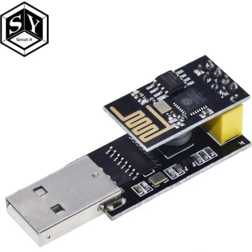 ESP01 Programmer Adapter UART GPIO0 ESP-01 Adaptaterr ESP8266 CH340G USB to ESP8266 Serial Wireless Wifi Developent Board Module